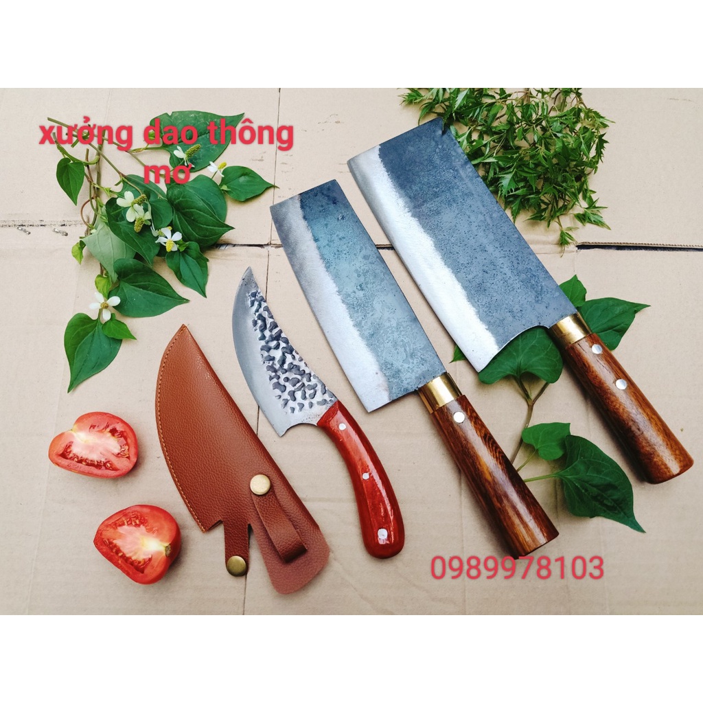 BỘ DAO 3 MÓN LÀM TỪ NHÍP NGA CHUYÊN DỤNG