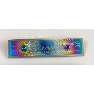 Bảng tên 3D Sonic + ốc Gr5 6li15 Titanium