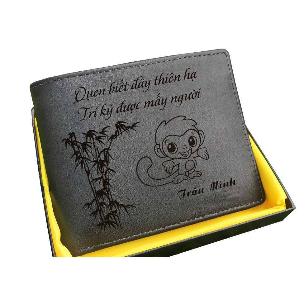 Ví Nam Da Bò Khắc Theo Yêu Cầu VDDLKT03