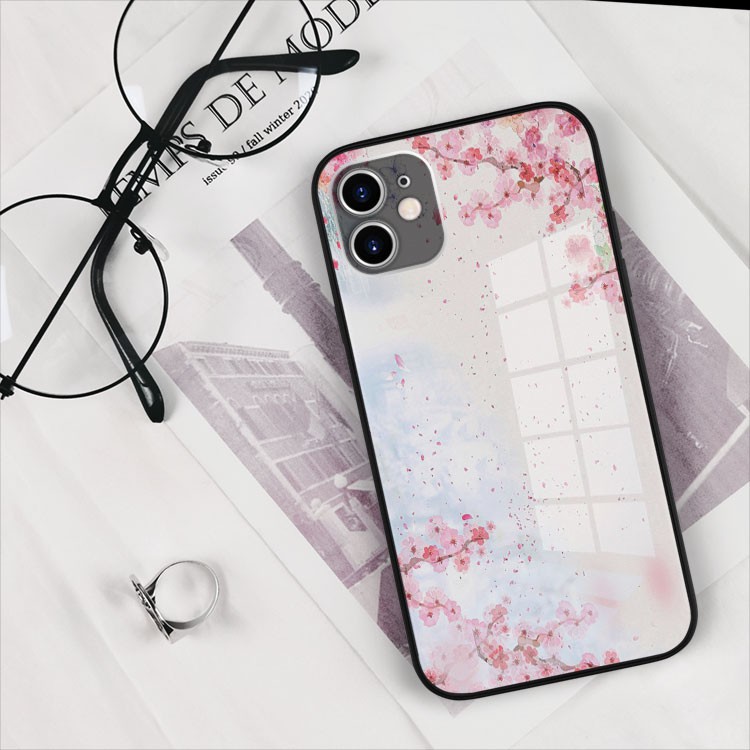 Ốp iphone nhí nhảnh Nên Mua lưng kính chống trơn Iphone 7/8/8Plus/X/Xs/Xs Max/11/11 Promax/12/12 Promax OK-PIC20210310