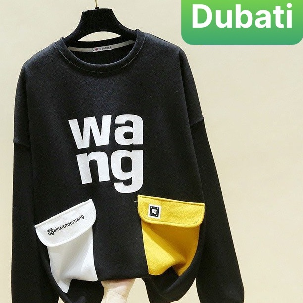ÁO KHOÁC HOODIE SWEATER NAM NỮ TÚI HỘP PHỐI MÀU WA VẢI NỈ DÀY PHOM FROM RỘNG HÀN QUỐC- DUBATI FASHION