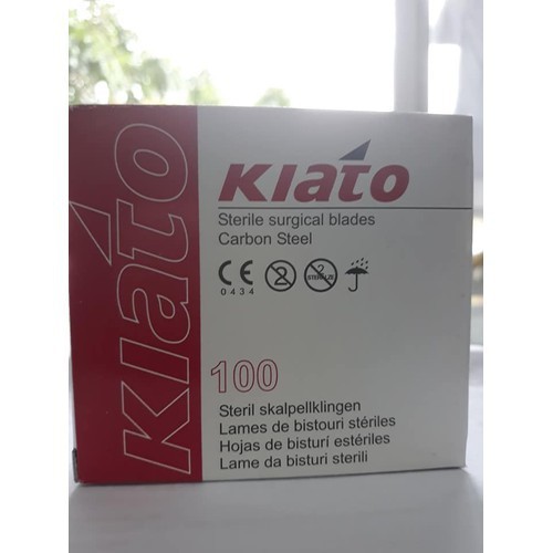 10 Lưỡi dao phẫu thuật, Dao Rạch Mụn -  số 11,12,15 Kiato ẤN ĐỘ