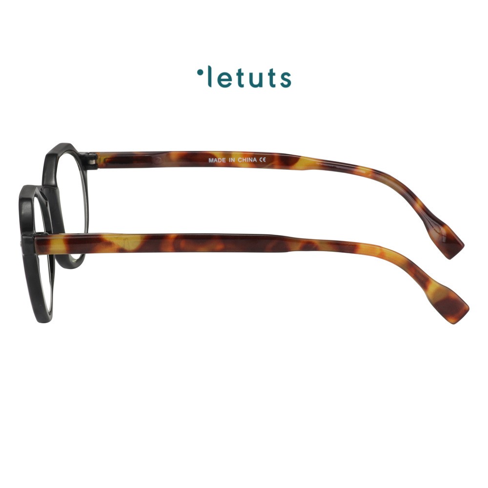 Gọng kính dáng lục lăng hai màu style Vintage Letuts LTC00314