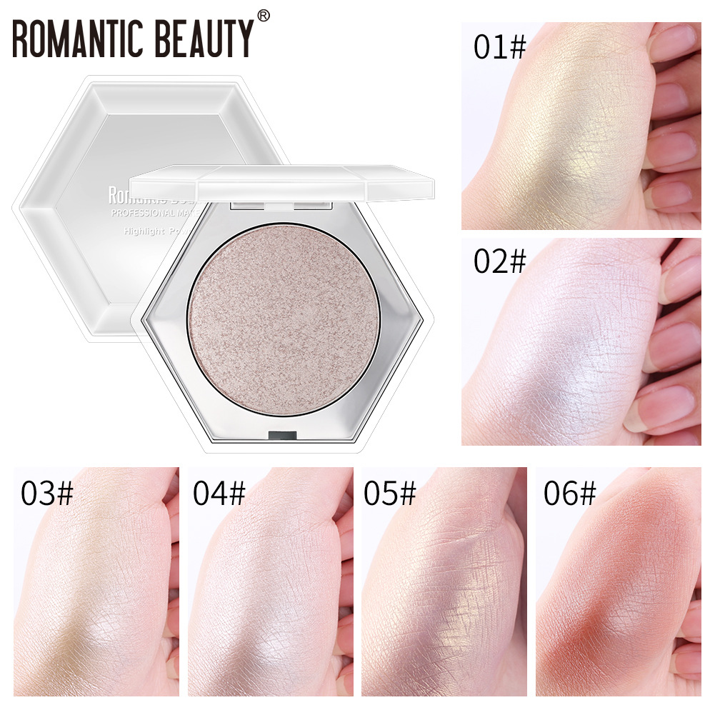 Romantic Beauty Monochrome High-gloss Pressed Powder 3D Contouring Pan 12.5g | BigBuy360 - bigbuy360.vn