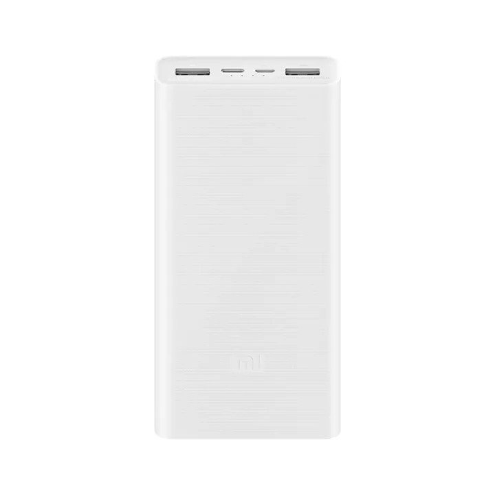 Pin sạc dự phòng Xiaomi 20000mAh Gen 3 (Trắng) -Cổng Type C Sạc Nhanh 2 chiều - Model: PLM18ZM