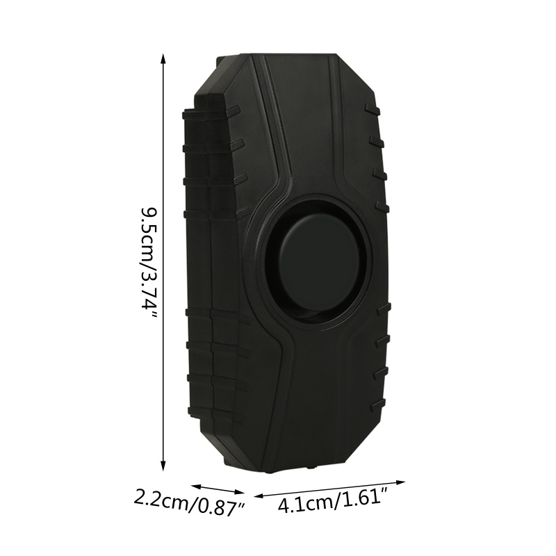 Thiết Bị Báo Động Không Dây Chống Thấm Nước Cho Cửa Sổ Xe Hơi / Xe Máy E-Bike 113db Sạc Nhanh Loại c