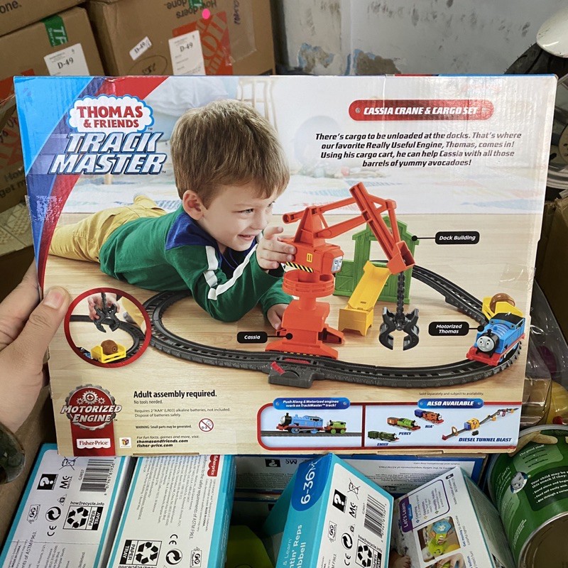 Bộ đồ chơi xe lửa Thomas & Friends – Cần cẩu Cassia cho bé từ 3 tuổi