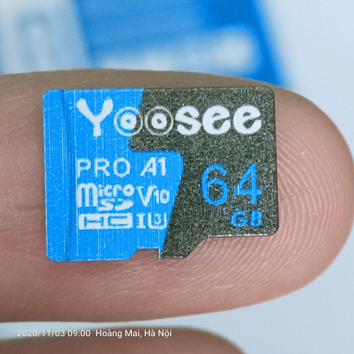 Thẻ nhớ yoosee 64GB Pro A1 Micro SDHC U3 class 10 - Tốc độ cao 100MB/S