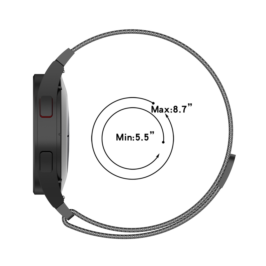 Dây Đeo Inox Cho Đồng Hồ Thông Minh Samsung galaxy watch 5 4 40mm 44mm watch4 classic 42mm 46mm watch5 pro