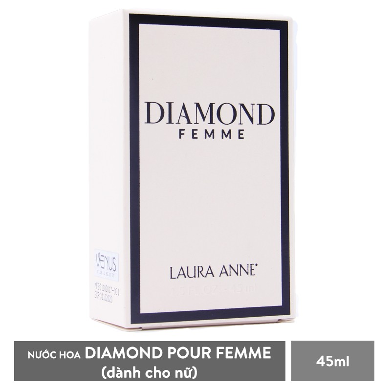 Nước hoa nữ Laura Anne Diamond pour Femme 45ml chính hãng | Thế Giới Skin Care