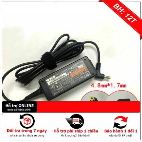 Sạc cho laptop Sony Vaio 10.5V-2.9A đầu 4.8*1.7mm