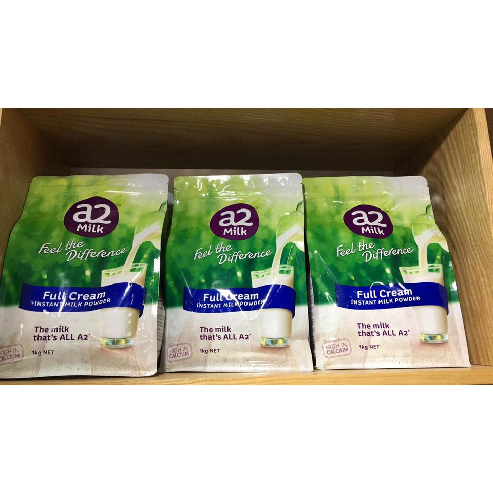 Sữa tươi a2 dạng bột nguyên kem Úc- a2 Milk™ full cream milk powder 1kg