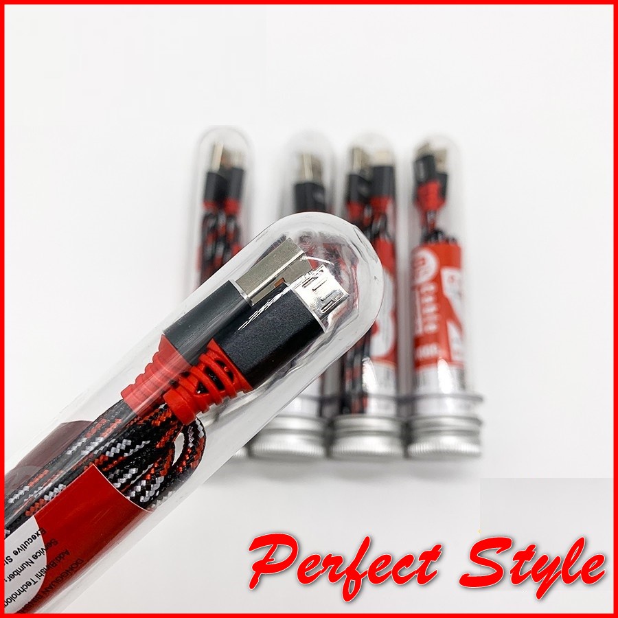 Cáp sạc Micro Type C BYZ Bọc Dù dùng cho điện thoại Androi