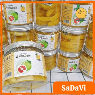 Vỏ Bưởi Sấy Dẻo thơm ngon SaDaVi/ ăn vặt healthy/ đồ ăn vặt Việt Nam - Dried Pomelo - Hũ 200g