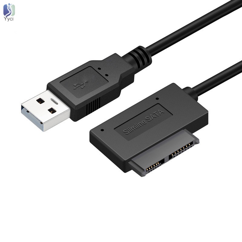 Dây cáp chuyển đổi cổng 7+6 13Pin Slim SATA sang USB tiện dụng cho ổ cứng