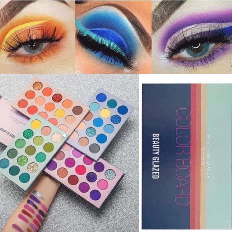 Bảng mắt Beauty Glazed Color Board 60 ô