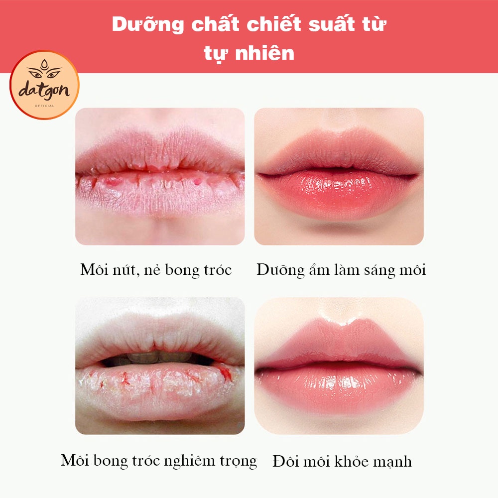 Son Dưỡng Maffick hình chai nước hoa quả dưỡng ẩm mượt môi chứa Vitamin chiết xuất từ tự nhiên Datgon