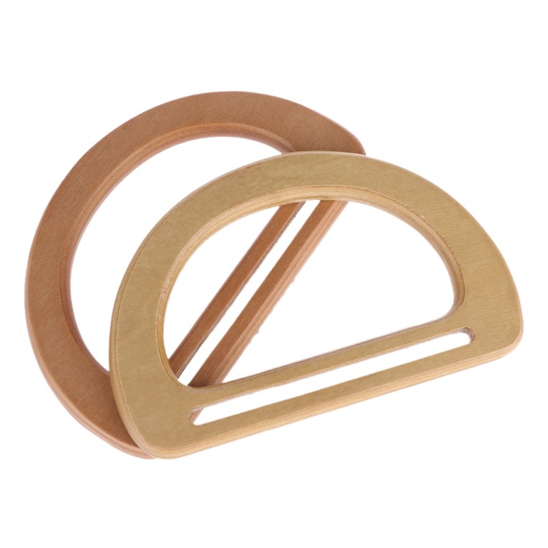 Tay cầm ví túi xách mua sắm thay thế bằng gỗ