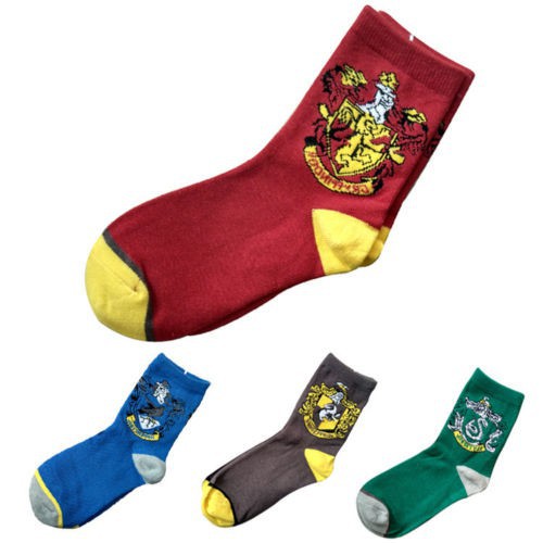 1 Đôi Tất Cotton In Hình Gryffindor Trong Phim Harry Potter