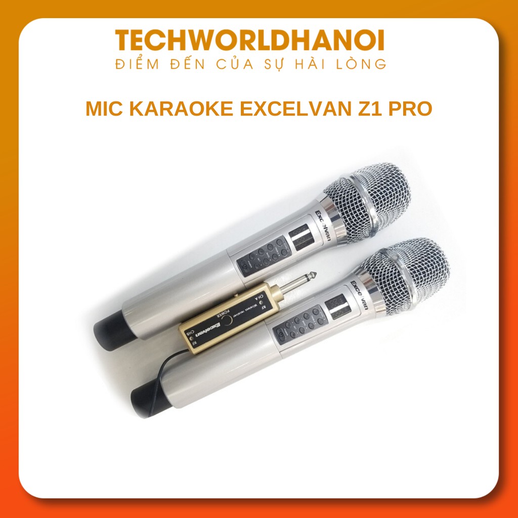 Mic Karaoke không dây Excelvan Z1 Pro