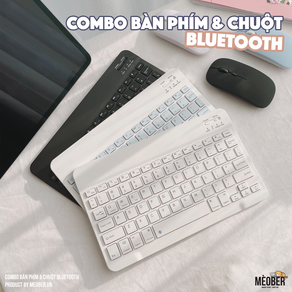 Bộ Bàn Phím và Chuột Bluetooth Siêu Mỏng Nhẹ Dành Cho tablet Pro 11,Air 4,Gen 5/6/7/8/9, Laptop, Smartphone v.v | BigBuy360 - bigbuy360.vn