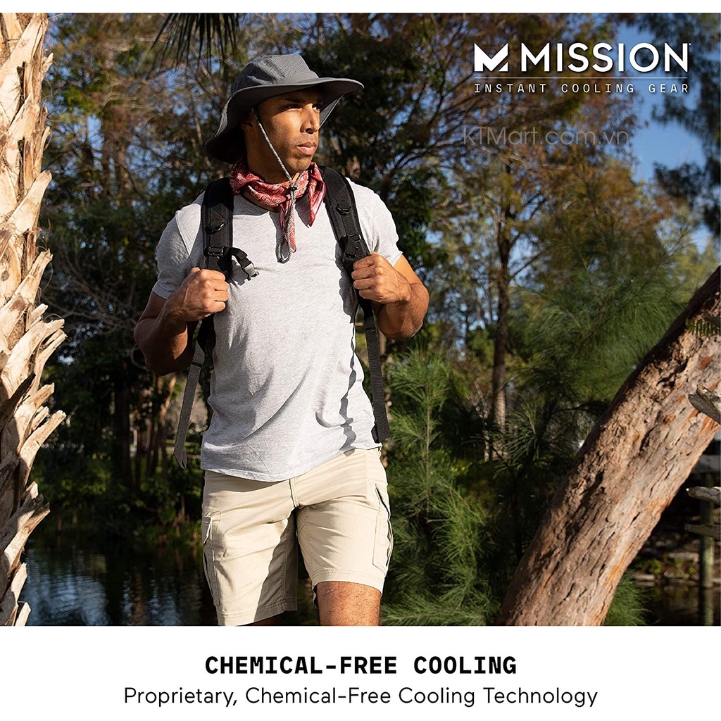 Mũ rộng vành Mission Max Plus Pinnacle Cooling Booney Hat