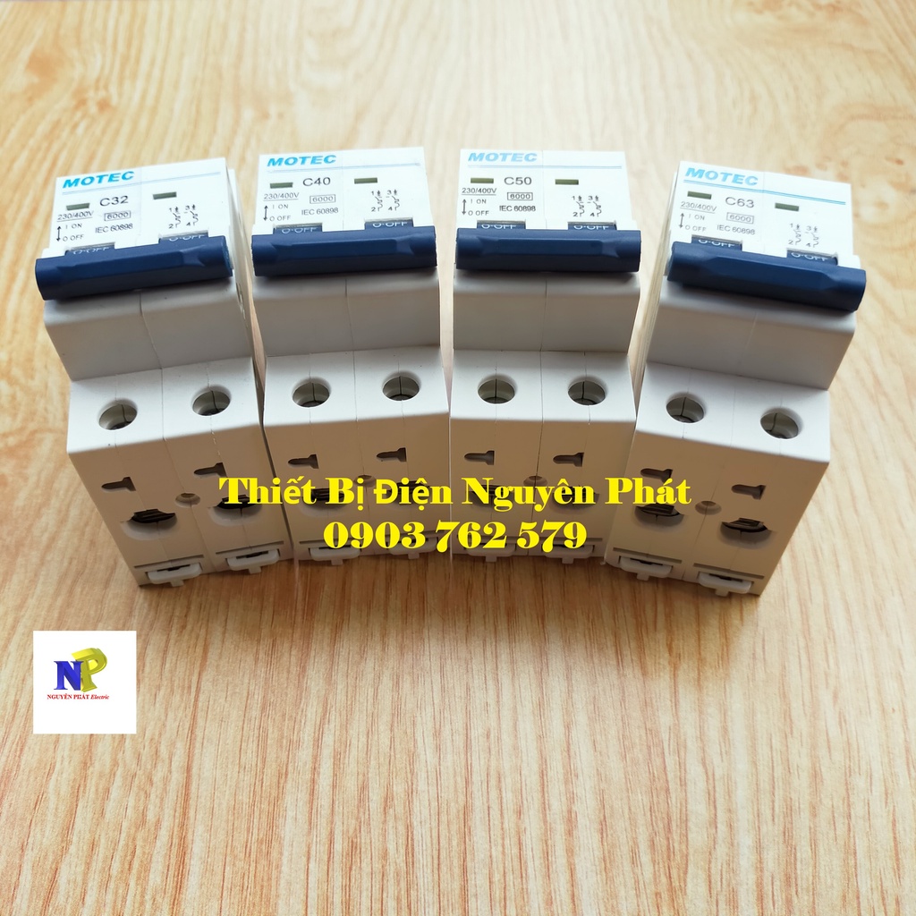 Cầu Dao Tự Động MCB 2 Pha Dòng Cắt 6kA - 10kA