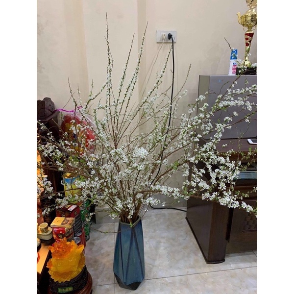 Bình hoa men hoả biến xanh đồng Bát Tràng
