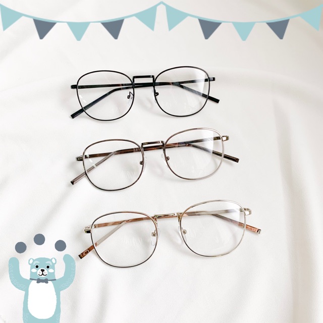 👓 Gọng kính vintage vuông bé Nams Closet
