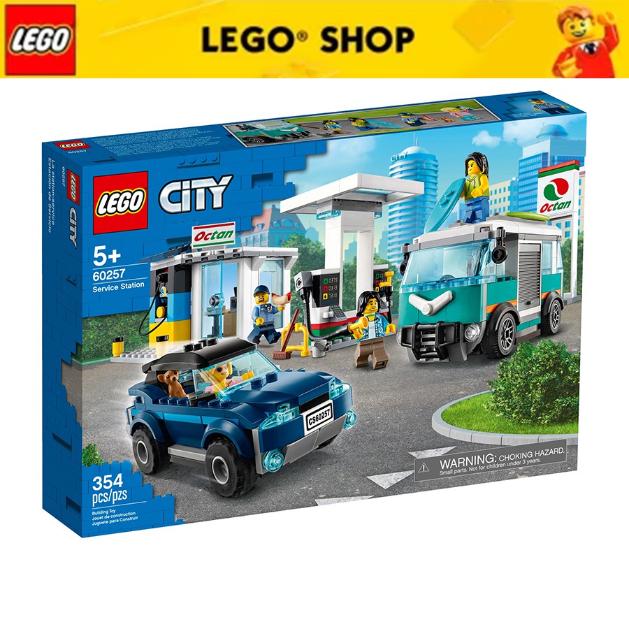 LEGO CITY 60257 Trạm Dịch Vụ