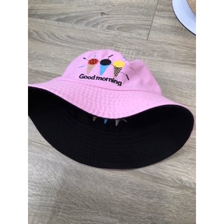 Nón bucket 2 mặt -NBK01- ba que kem