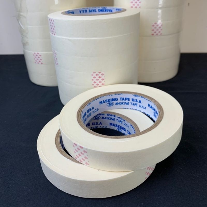 Băng dính giấy 2cm - chặn màu nước, cố định tranh vẽ