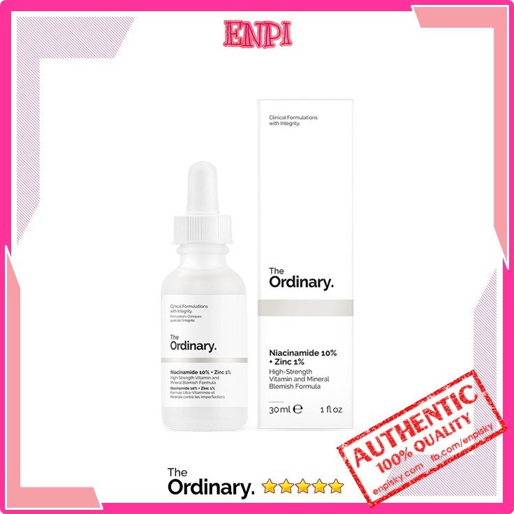 Tinh chất The Ordinary Niacinamide 10% + Zinc 1% giảm mụn giảm thâm | BigBuy360 - bigbuy360.vn