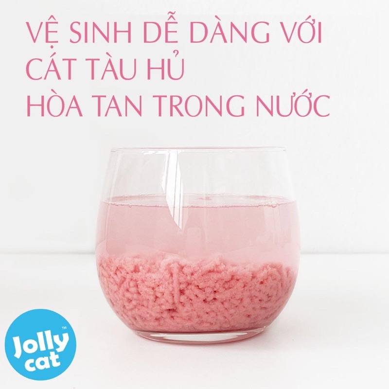 Cát đậu nành vệ sinh cho mèo JOLLY CAT / JOLLYCAT OKARA ✨ Thương hiệu Singapore ✨ - Pika Petshop