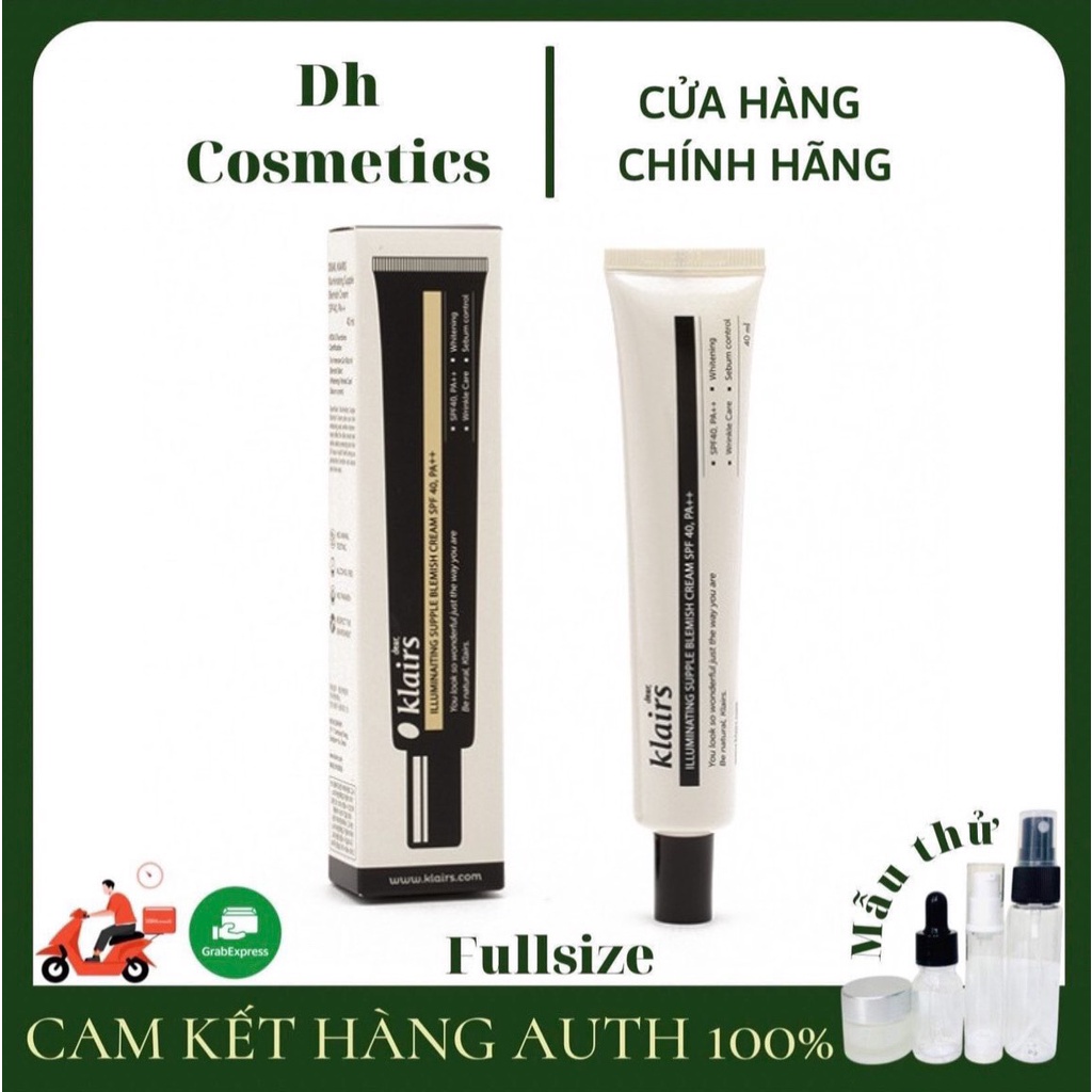 Kem nền Dear Klairs Illuminating Supple Blemish Cream 40ml