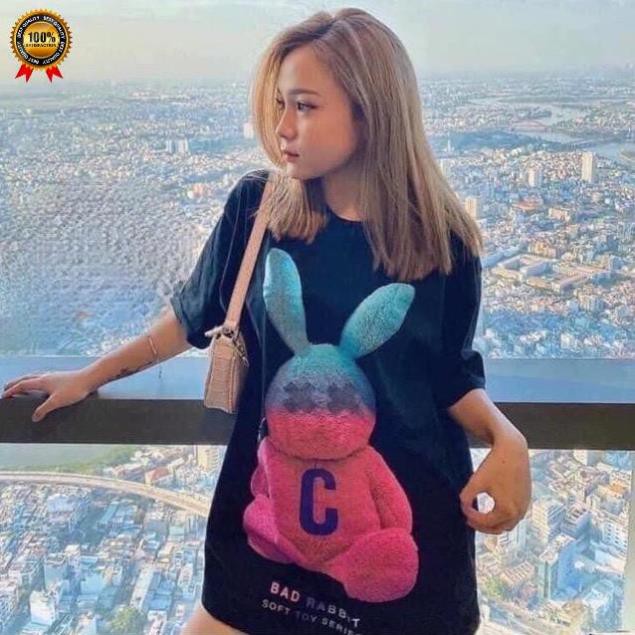Áo Thun Quảng Châu Nam Nữ Hình Thỏ Bad Rabbit [CHẤT MÁT, KHÔNG XÙ] Áo Phông Nam Nữ Hàng Quảng Châu Cao Cấp Mới Về . | BigBuy360 - bigbuy360.vn