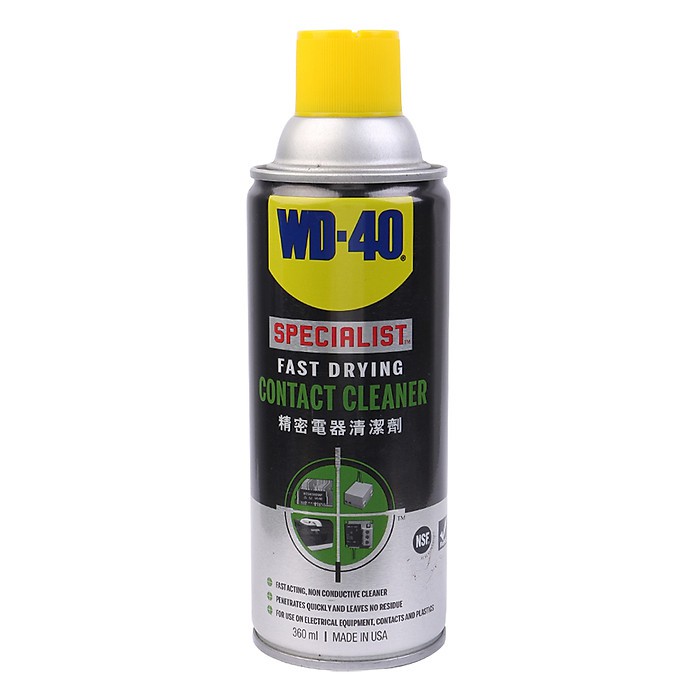[Vệ sinh mạch điện] Chai Xịt Vệ Sinh Mạch Điện WD40 Fast Drying Contact Cleaner (360ml)