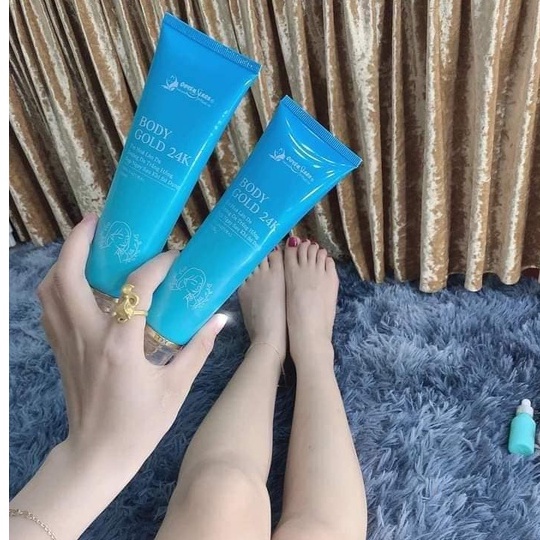 Dưỡng Thể Trắng Da Body Gold 24k Quyên Lara,Trẻ Hóa Làn Da,Dưỡng Da Trắng Hồng Hiệu Quả Ngay Sau 2 Tuần Sử Dụng 160 ml