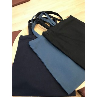 Túi vải bố canvas trơn nhiều màu không khóa kéo