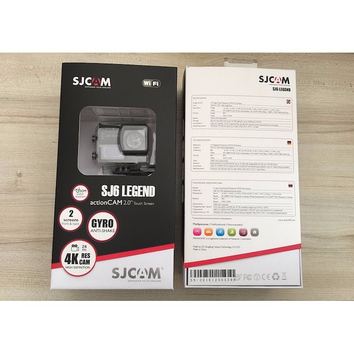 Camera hành trình SJCAM SJ6 legend 2 màn hình trước và màn hình sau cảm ứng, bảo hành 12 tháng, đổi trả 1 vs 1...