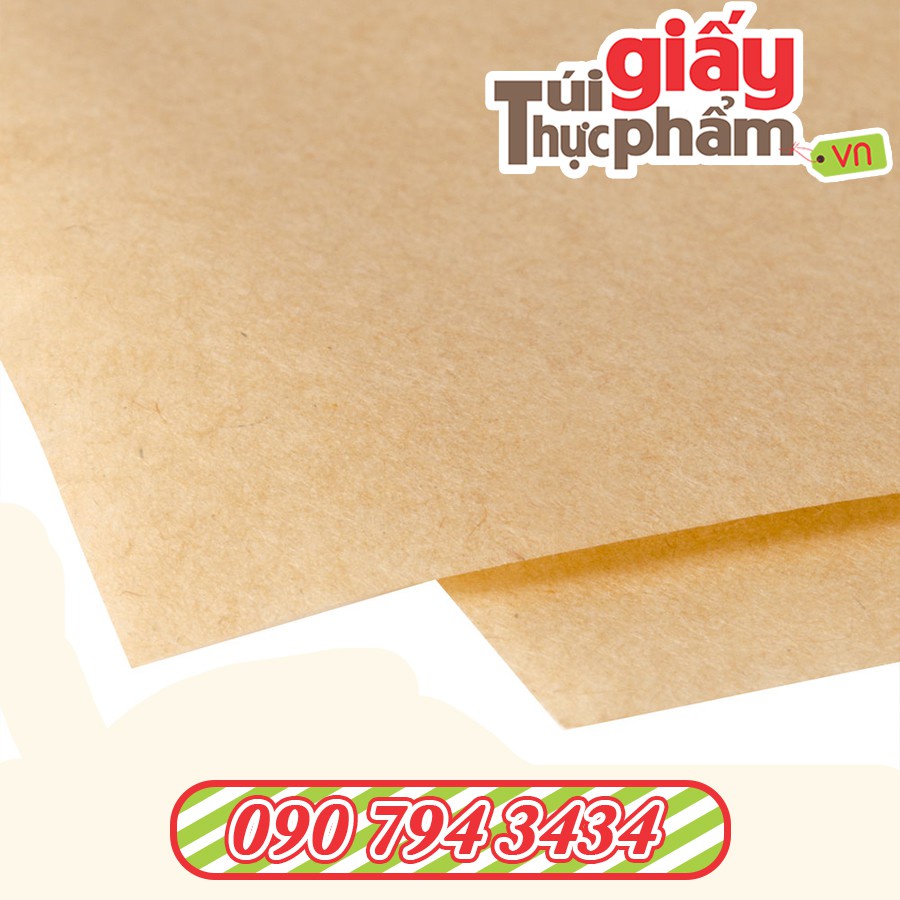 500 tờ giấy kraft nâu 20*30cm- Định lượng 50g - giấy gói thực phẩm - lót khay - gói hàng hóa