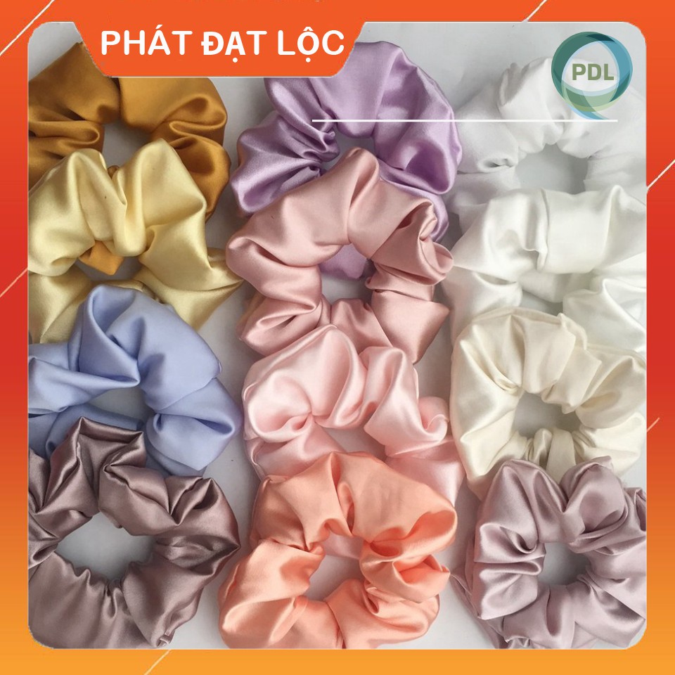 Dây Cột Tóc Vải Scrunchies Phi Bóng - Phát Đạt Lộc