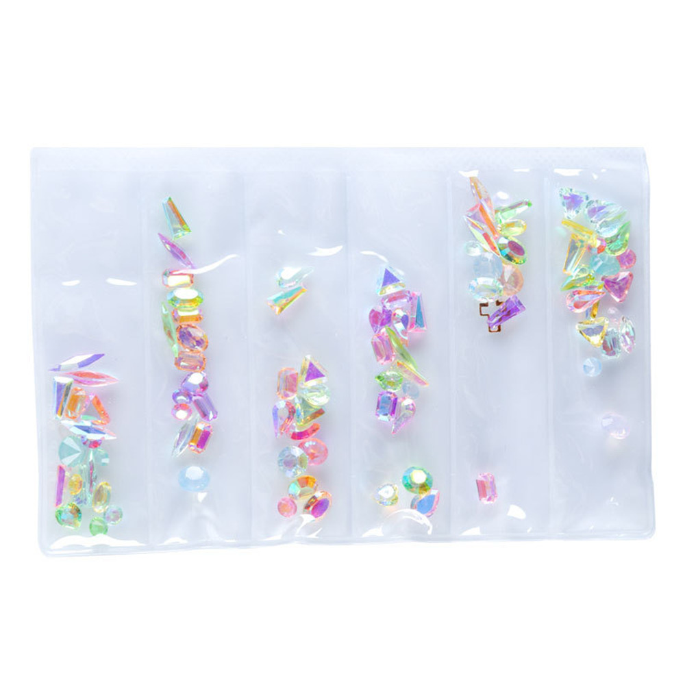 [Hàng mới về] Đá kim cương trang trí móng 3D tự làm nhiều kích thước và màu sắc