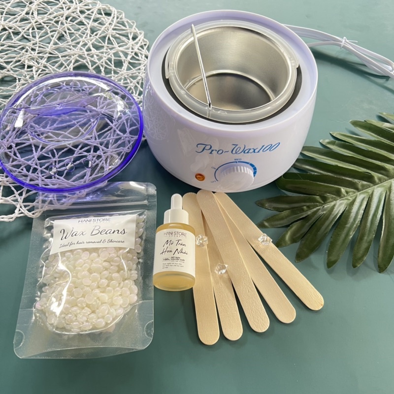 [KÈM QUÀ] COMBO NỒI NẤU SÁP MÁY NẤU SÁP WAX LÔNG PRO 100