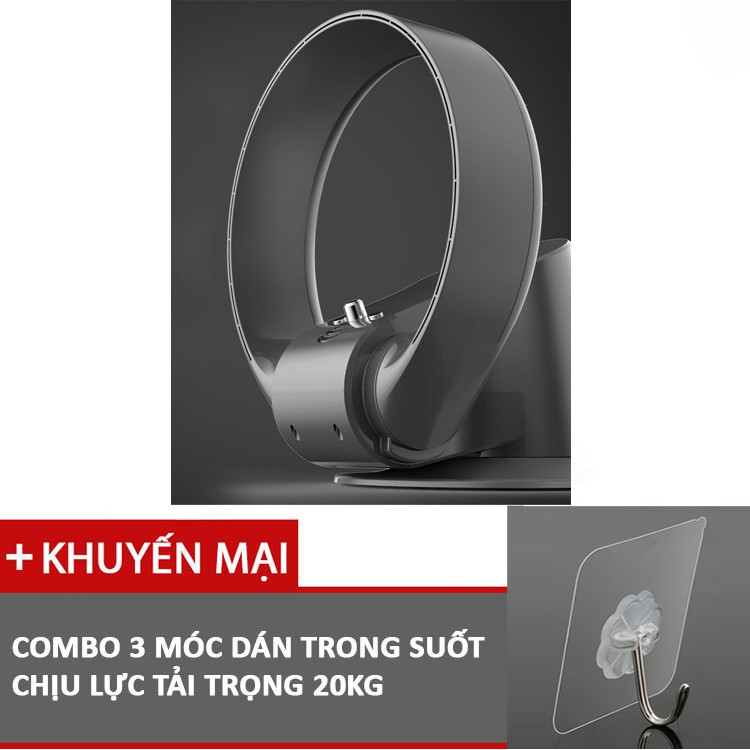 [ Bảo hành 2 năm] Quạt không cánh siêu mát an toàn KJapan CR-305 để bàn hoặc treo tường - TẶNG 10 MÓC DÁN CHỊU LỰC TRONG