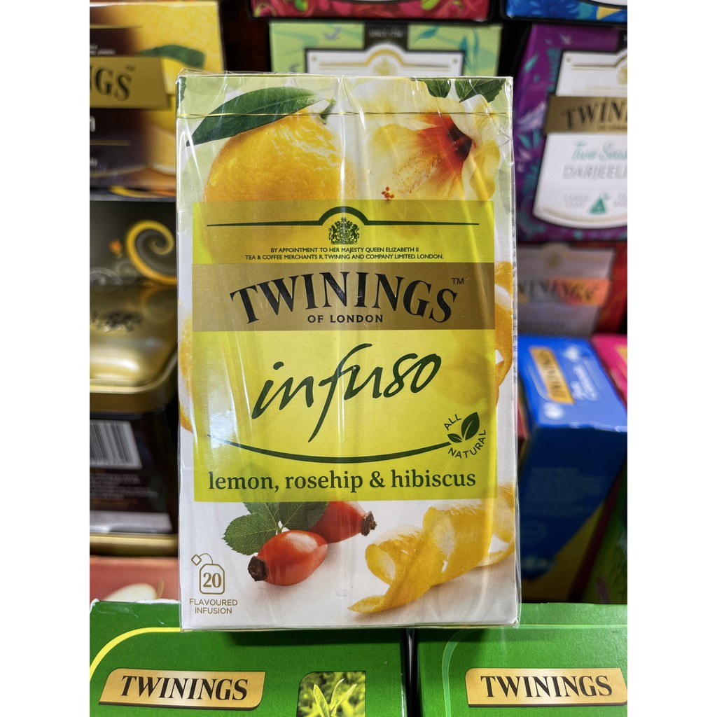 Trà Twinings of London-Infuso túi lọc 20 gói nhiều vị - Chính hãng nhập Anh Quốc