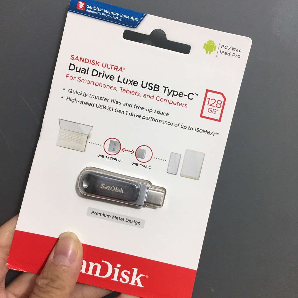 Usb 128GB tốc độ cao 2 cổng giao tiếp Sandisk SDDDC4 32GB/ 64GB/128GB /256GB/ 512GB | WebRaoVat - webraovat.net.vn