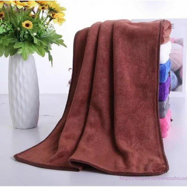 Khăn lau đa năng khăn lau xe ô tô lau tay, lau kính gội đầu, spa siêu thấm, siêu bền không phai mầu, không sổ lông