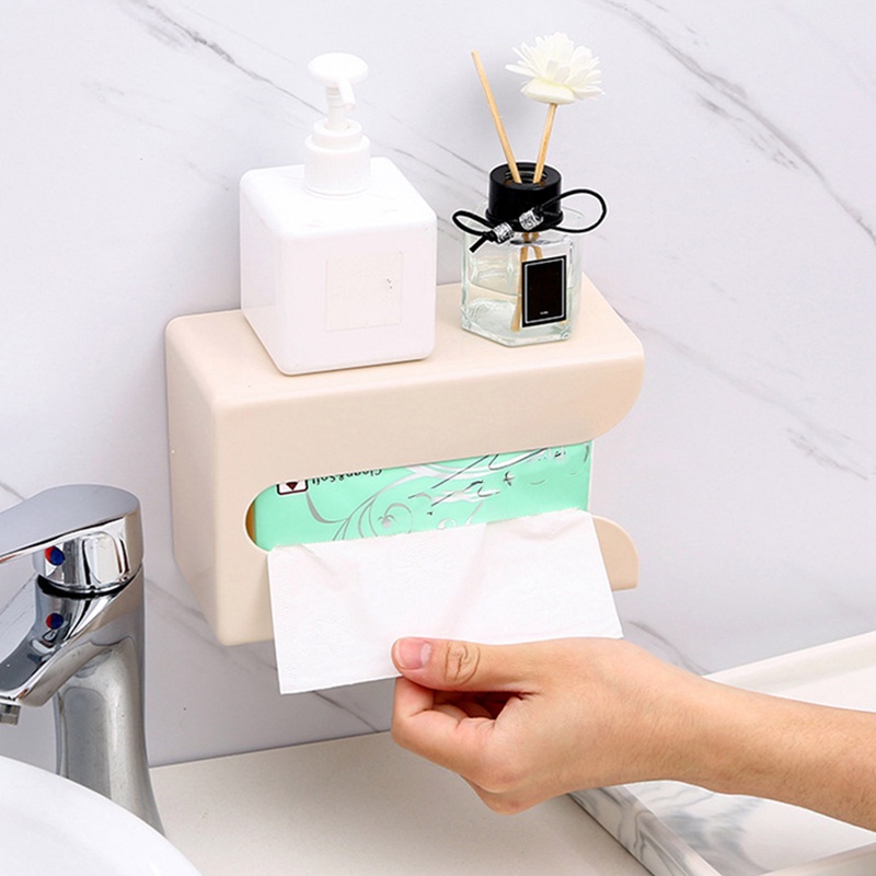 Hộp Đựng Khăn Giấy Gắn Tường Sáng Tạo Cho Nhà Bếp Giá Đỡ