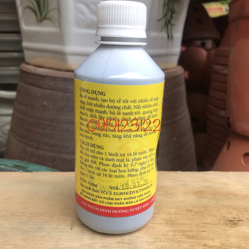 PHÂN BÓN LÀ B1 HPV 250ML CHO HOA LAN CÂY CẢNH